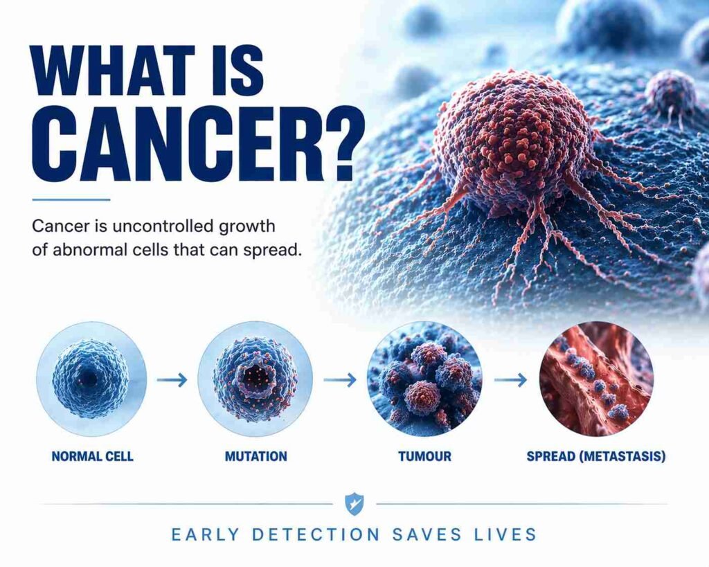 Understanding Cancer: How Normal Cells Become Cancer Cells and Spread