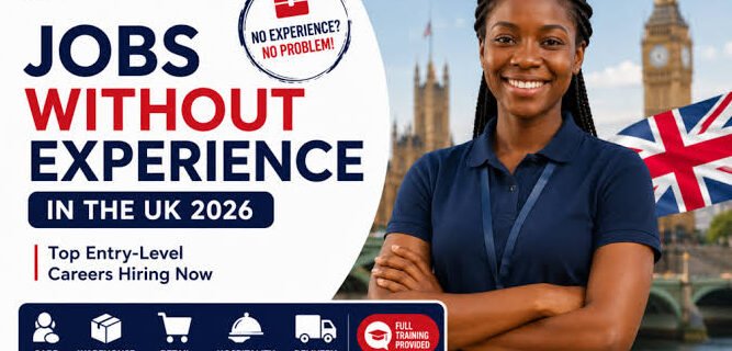 UK Jobs With No Previous Experience and Full Training in 2026