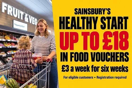 Sainsbury’s £18 Healthy Start Boost 2026: Extra Support for Families Before Christmas Sainsbury’s £18 Healthy Start Boost 2026: Extra Support for Families Before Christmas