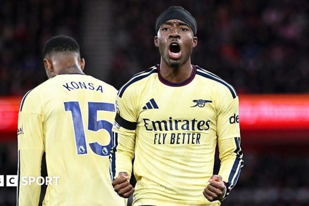 Noni Madueke Praises Arsenal’s ‘Champions Spirit’ After Hard-Fought Win Against Nottingham Forest